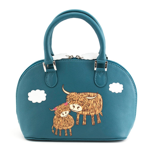 Bella Zip Round Grab Bag Teal - Heritage Of Scotland - TEAL