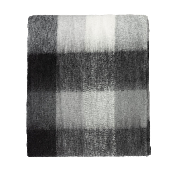 Blanket Scarf Grey Check - Heritage Of Scotland - GREY CHECK
