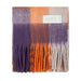 Blanket Scarf Orange Check - Heritage Of Scotland - ORANGE CHECK