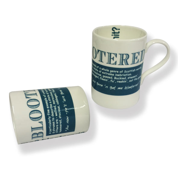 Blootered Dialect Bone China Mug - Heritage Of Scotland - NA