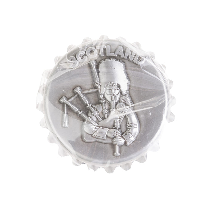 Bottle Top Opener Magnet - Scot Piperman - Heritage Of Scotland - NA