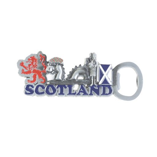 Bottleo Magnet Lion/ Nessie/ Piper/ Flag - Heritage Of Scotland - NA