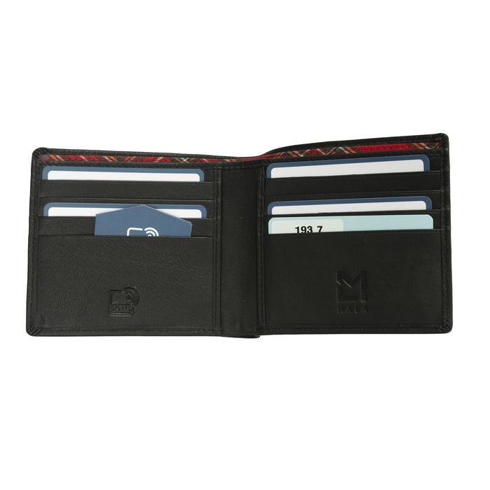 Braemar Slim Wallet - Heritage Of Scotland - BLACK