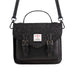 Calton Satchel Black Herringbone - Heritage Of Scotland - BLACK HERRINGBONE