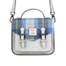 Calton Satchel Blue Tartan - Heritage Of Scotland - BLUE TARTAN