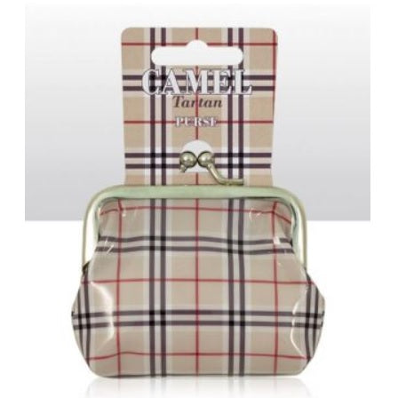 Camel Tartan Pvc Purse - Heritage Of Scotland - NA