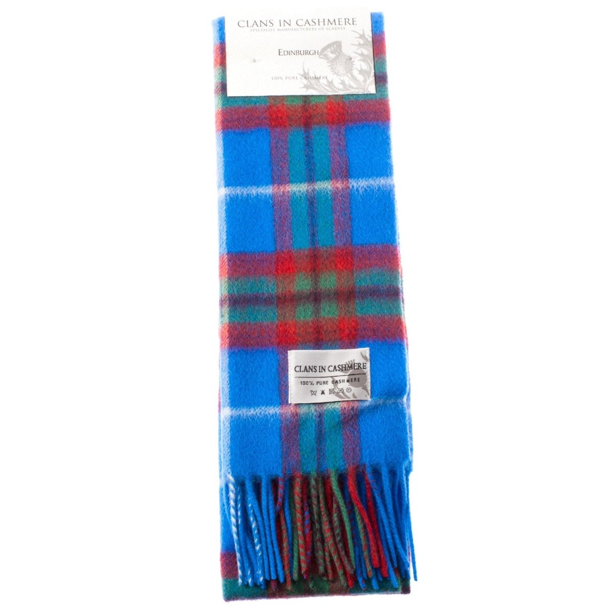 Cashmere Scottish Tartan Clan Scarf Edinburgh - Heritage Of Scotland -