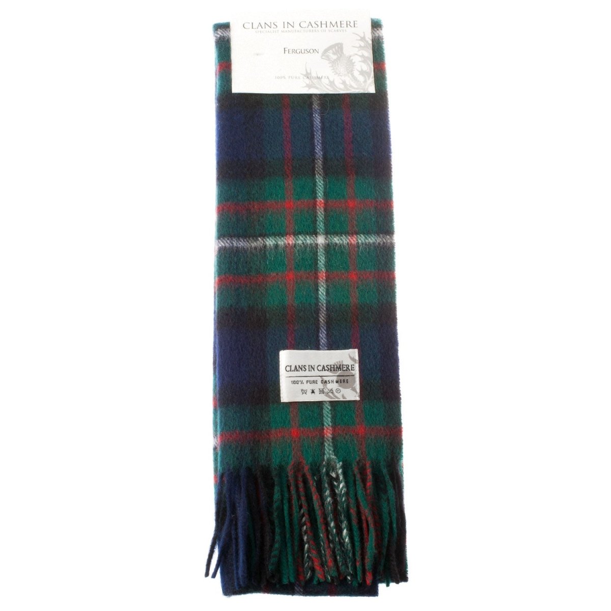 Cashmere Scottish Tartan Clan Scarf Ferguson - Heritage Of Scotland -
