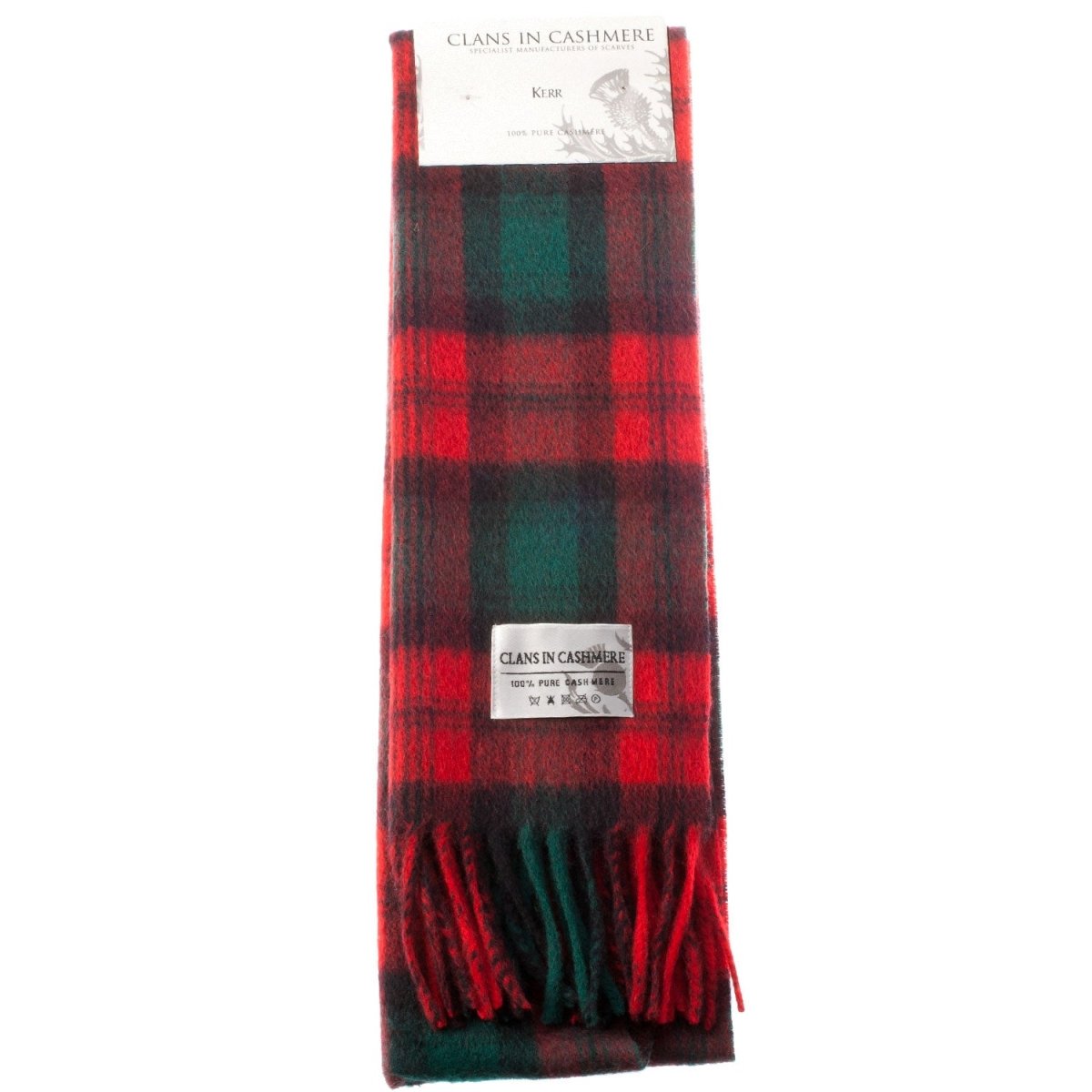 Cashmere Scottish Tartan Clan Scarf Kerr - Heritage Of Scotland -