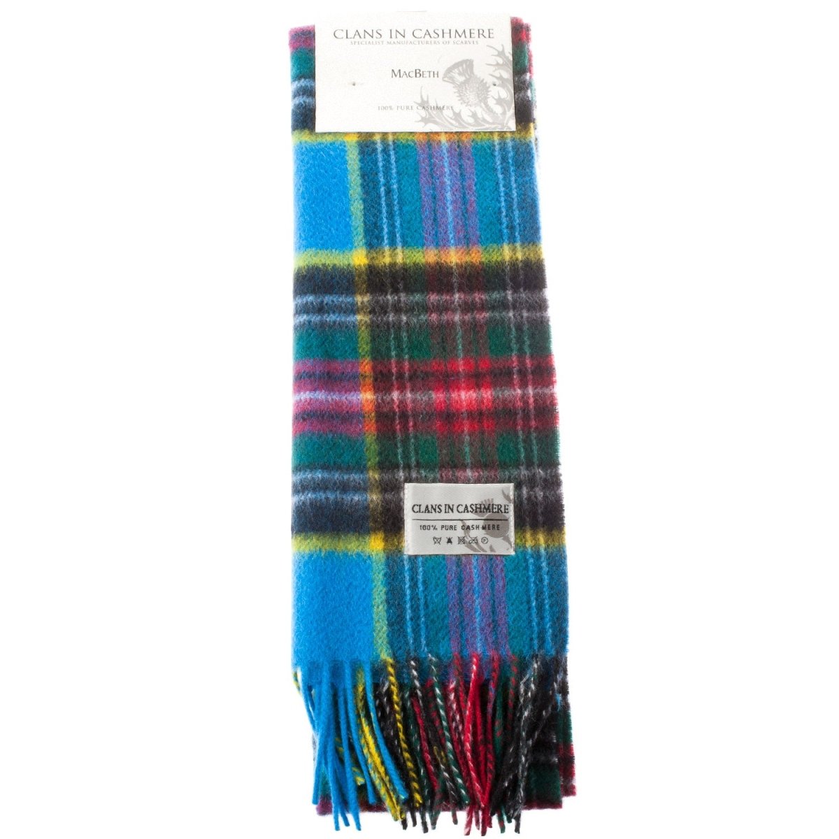 Cashmere Scottish Tartan Clan Scarf Macbeth - Heritage Of Scotland -