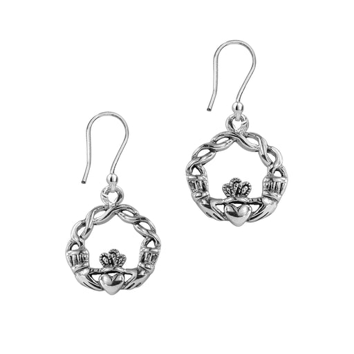 Celtic Cladagh Earrings - Heritage Of Scotland - NA