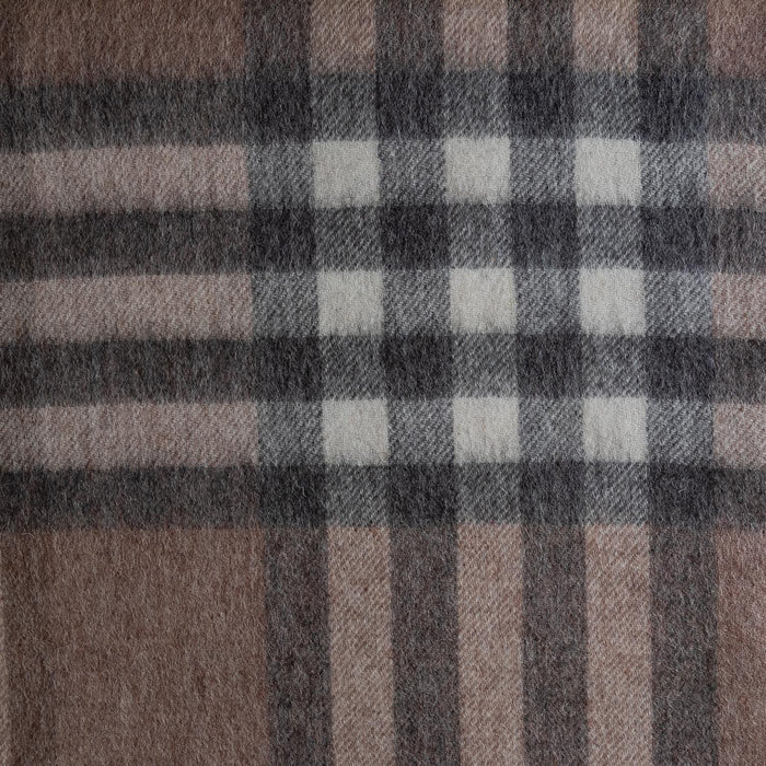 Chequer Cashmere Blend Blanket Camel - Heritage Of Scotland - CAMEL