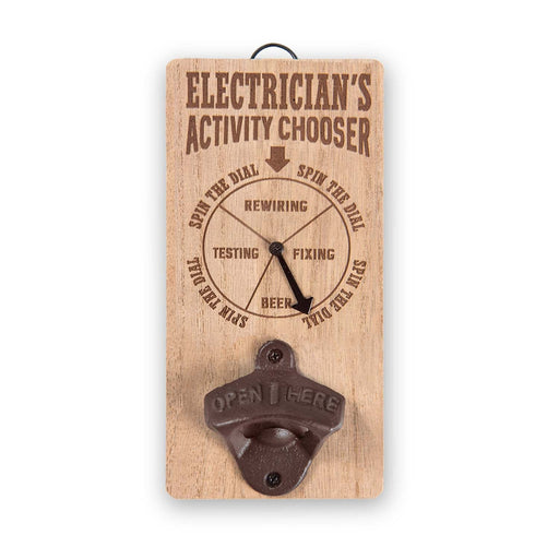 Chore Chooser Bottle Opener Electrician - Heritage Of Scotland - ELECTRICIAN
