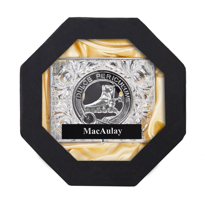 Clan Belt Buckle Macaulay - Heritage Of Scotland - MACAULAY
