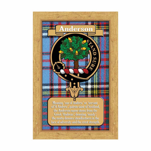 Clan Books Anderson - Heritage Of Scotland - ANDERSON