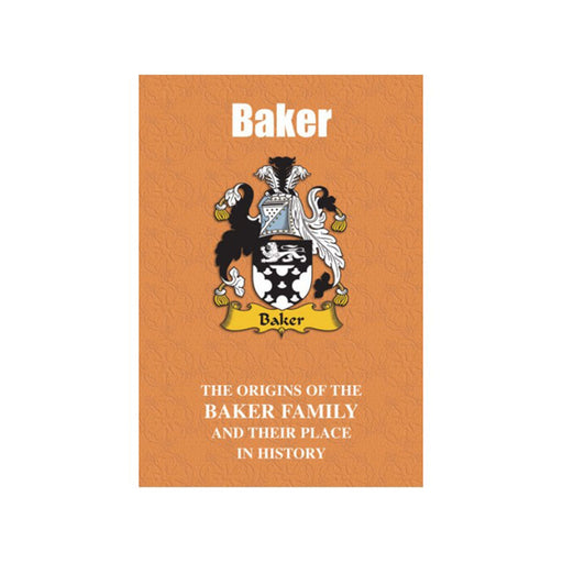 Clan Books Baker - Heritage Of Scotland - BAKER