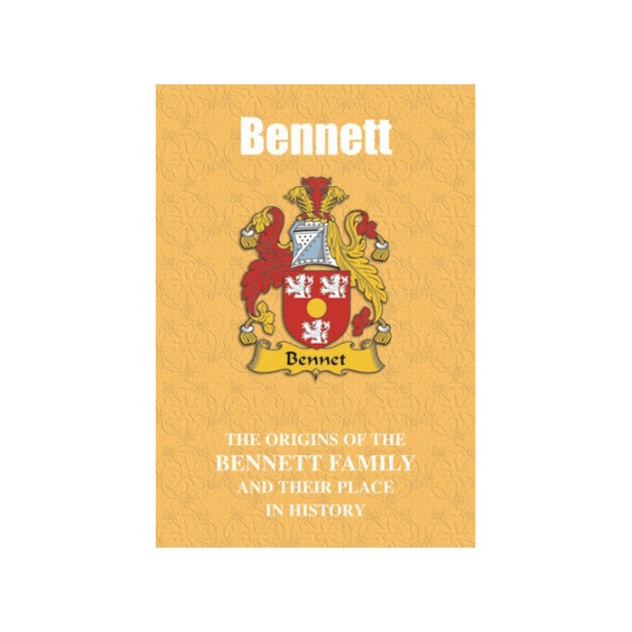 Clan Books Bennett - Heritage Of Scotland - BENNETT