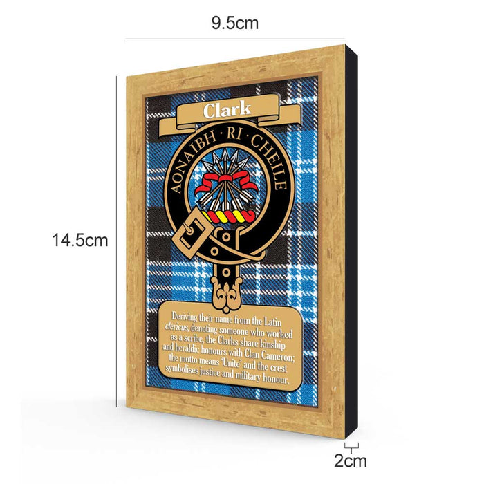 Clan Books Clark - Heritage Of Scotland - CLARK
