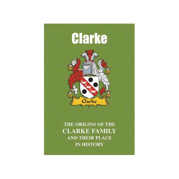 Clan Books Clarke - Heritage Of Scotland - CLARKE