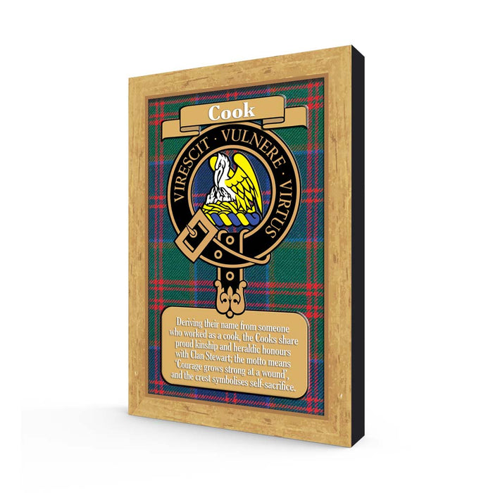 Clan Books Cook - Heritage Of Scotland - COOK