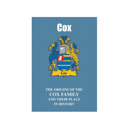 Clan Books Cox - Heritage Of Scotland - COX