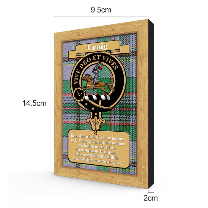 Clan Books Craig - Heritage Of Scotland - CRAIG