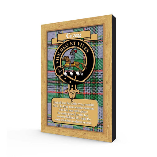 Clan Books Craig - Heritage Of Scotland - CRAIG