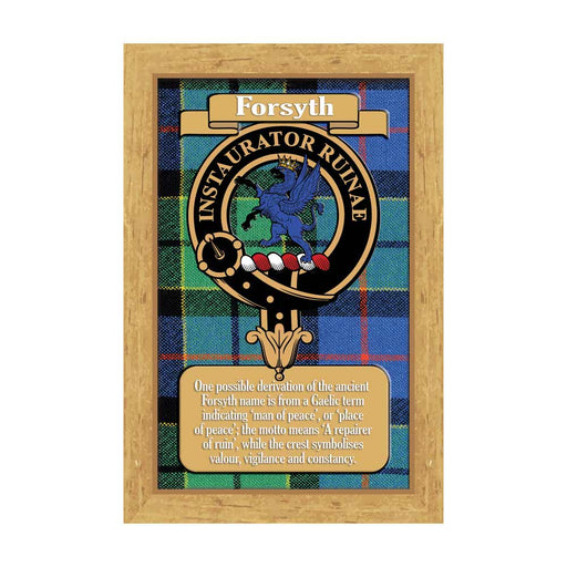 Clan Books Forsyth - Heritage Of Scotland - FORSYTH