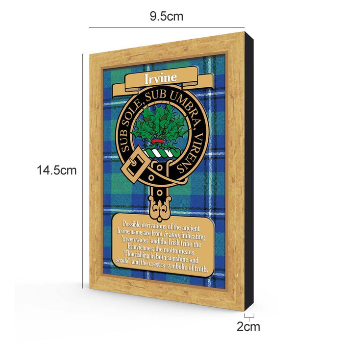 Clan Books Irvine - Heritage Of Scotland - IRVINE