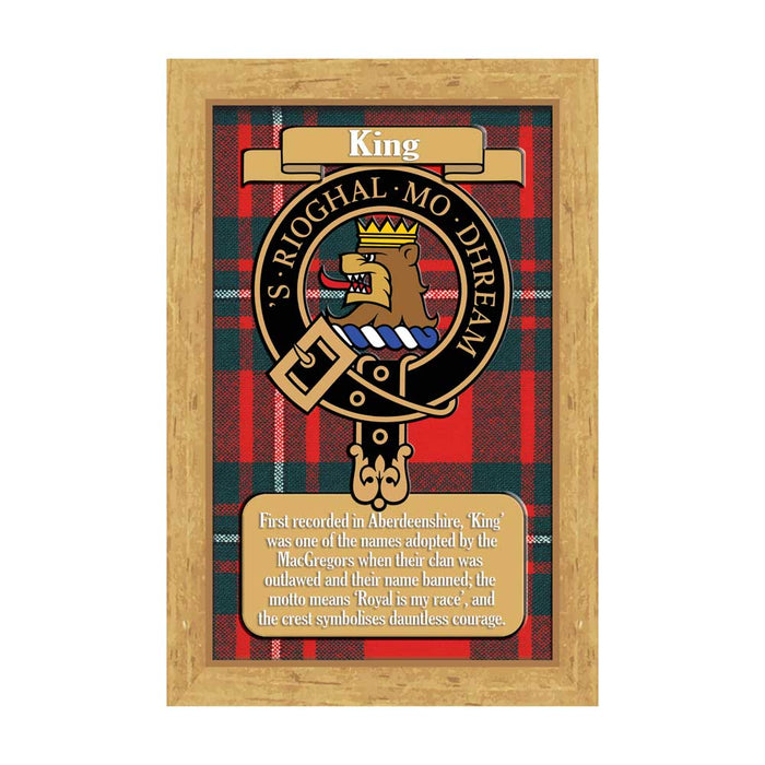 Clan Books King - Heritage Of Scotland - KING