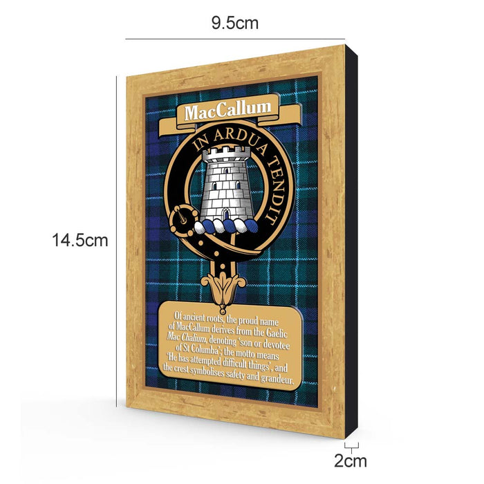Clan Books Maccallum - Heritage Of Scotland - MACCALLUM