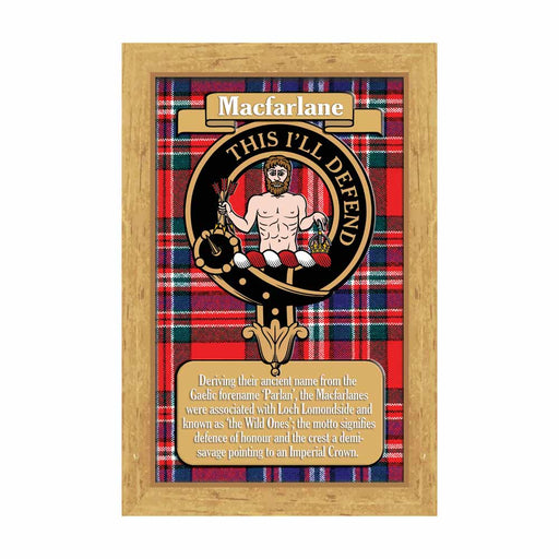Clan Books Macfarlane - Heritage Of Scotland - MACFARLANE