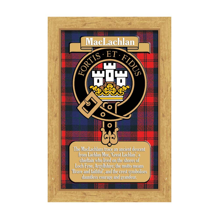 Clan Books Maclachlan - Heritage Of Scotland - MACLACHLAN