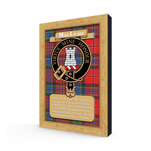 Clan Books Maclean - Heritage Of Scotland - MACLEAN