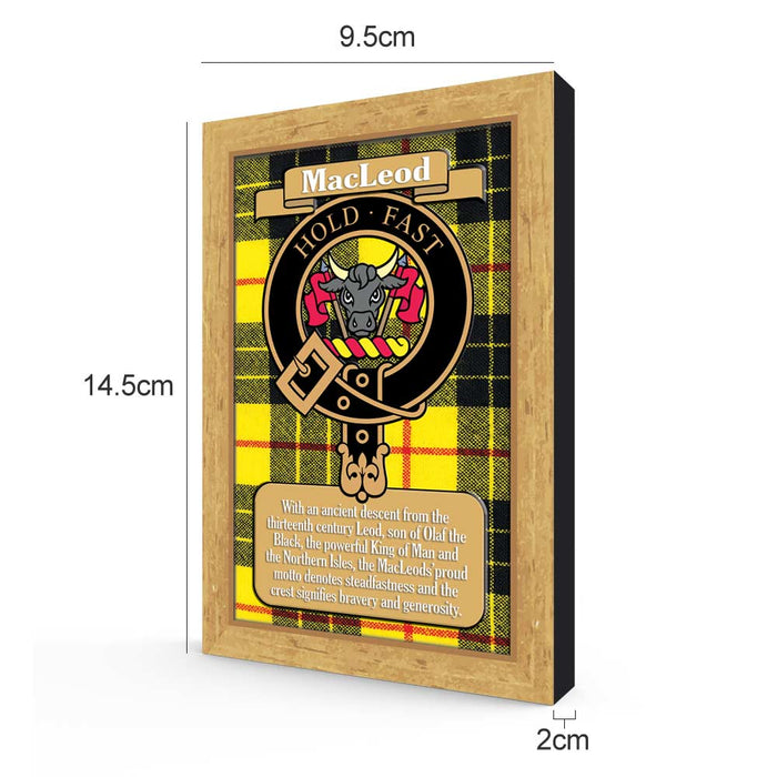 Clan Books Macleod - Heritage Of Scotland - MACLEOD
