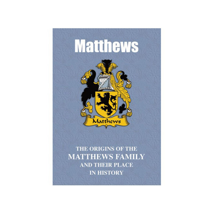 Clan Books Matthew - Heritage Of Scotland - MATTHEW