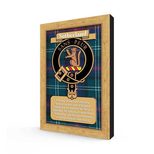 Clan Books Sutherland - Heritage Of Scotland - SUTHERLAND