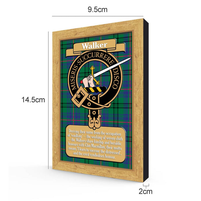 Clan Books Walker - Heritage Of Scotland - WALKER