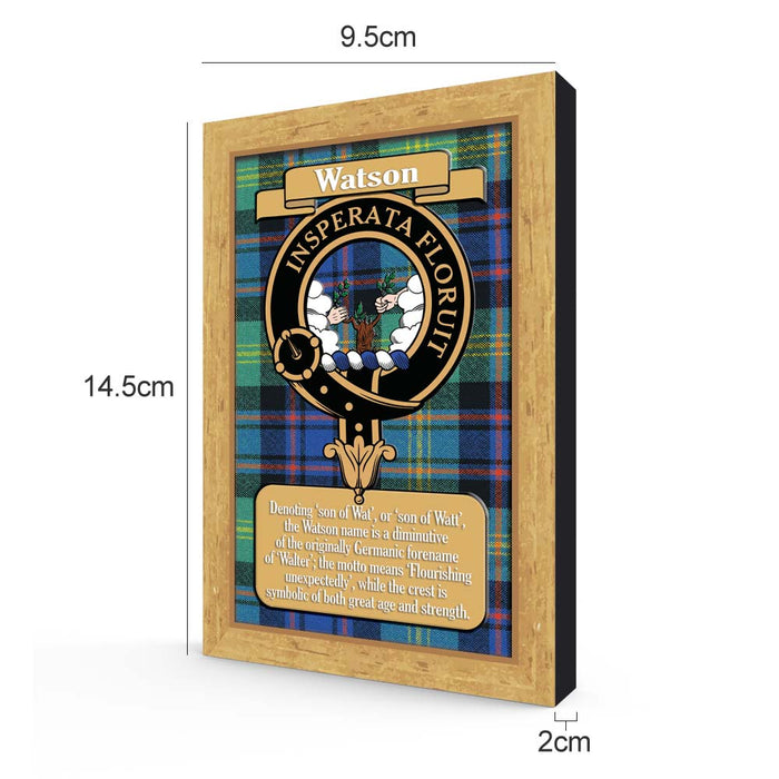 Clan Books Watson - Heritage Of Scotland - WATSON