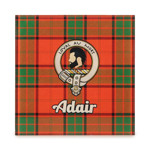 Clan Glass Coaster Adair - Heritage Of Scotland - ADAIR