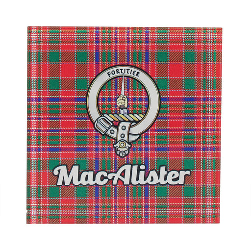 Clan Glass Coaster Macalister - Heritage Of Scotland - MACALISTER