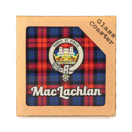 Clan Glass Coaster Maclachlan - Heritage Of Scotland - MACLACHLAN