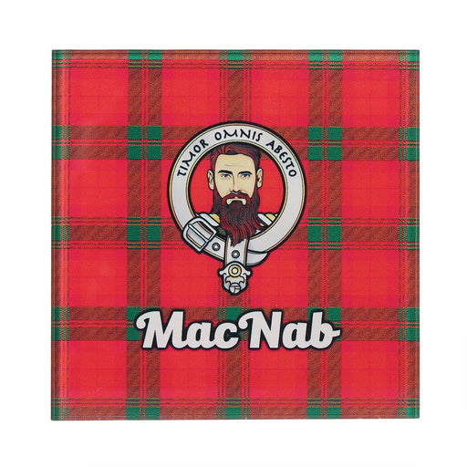 Clan Glass Coaster Macnab - Heritage Of Scotland - MACNAB