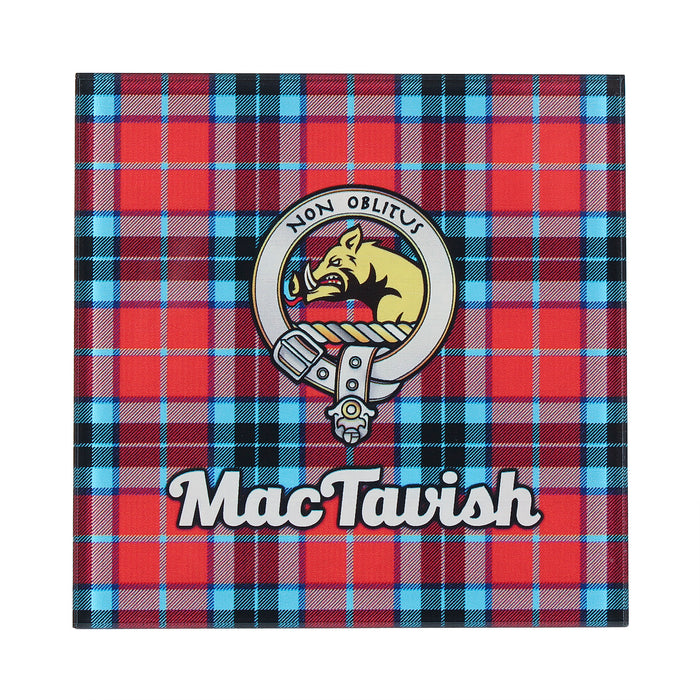 Clan Glass Coaster Mactavish - Heritage Of Scotland - MACTAVISH