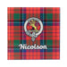 Clan Glass Coaster Nicholson - Heritage Of Scotland - NICHOLSON