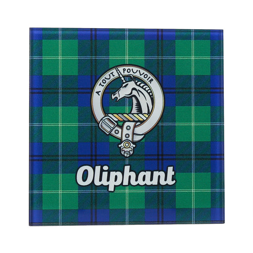 Clan Glass Coaster Oliphant - Heritage Of Scotland - OLIPHANT