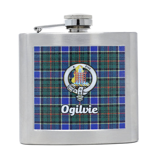 Clan Hip Flask Ogilvie - Heritage Of Scotland - OGILVIE