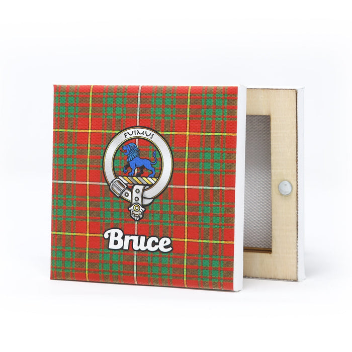Clan Square Fridge Magnet Bruce - Heritage Of Scotland - BRUCE