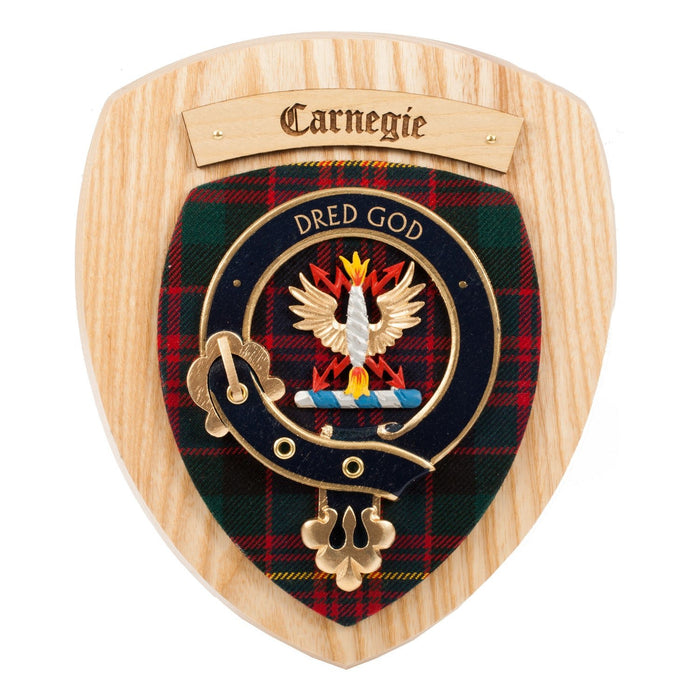 Clan Wall Plaque Carnegie - Heritage Of Scotland - CARNEGIE
