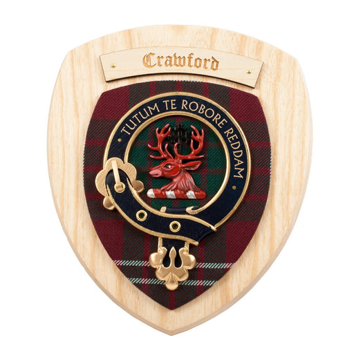 Clan Wall Plaque Crawford - Heritage Of Scotland - CRAWFORD